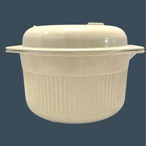 Vintage Nordic Ware 2 QT Microwave Oven Casserole Dish Cover Lid Utility Dish